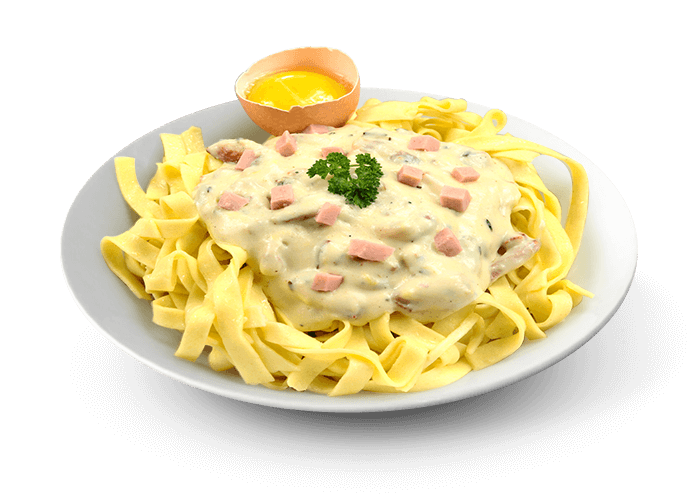 TAGLIATELLES CARBONARA